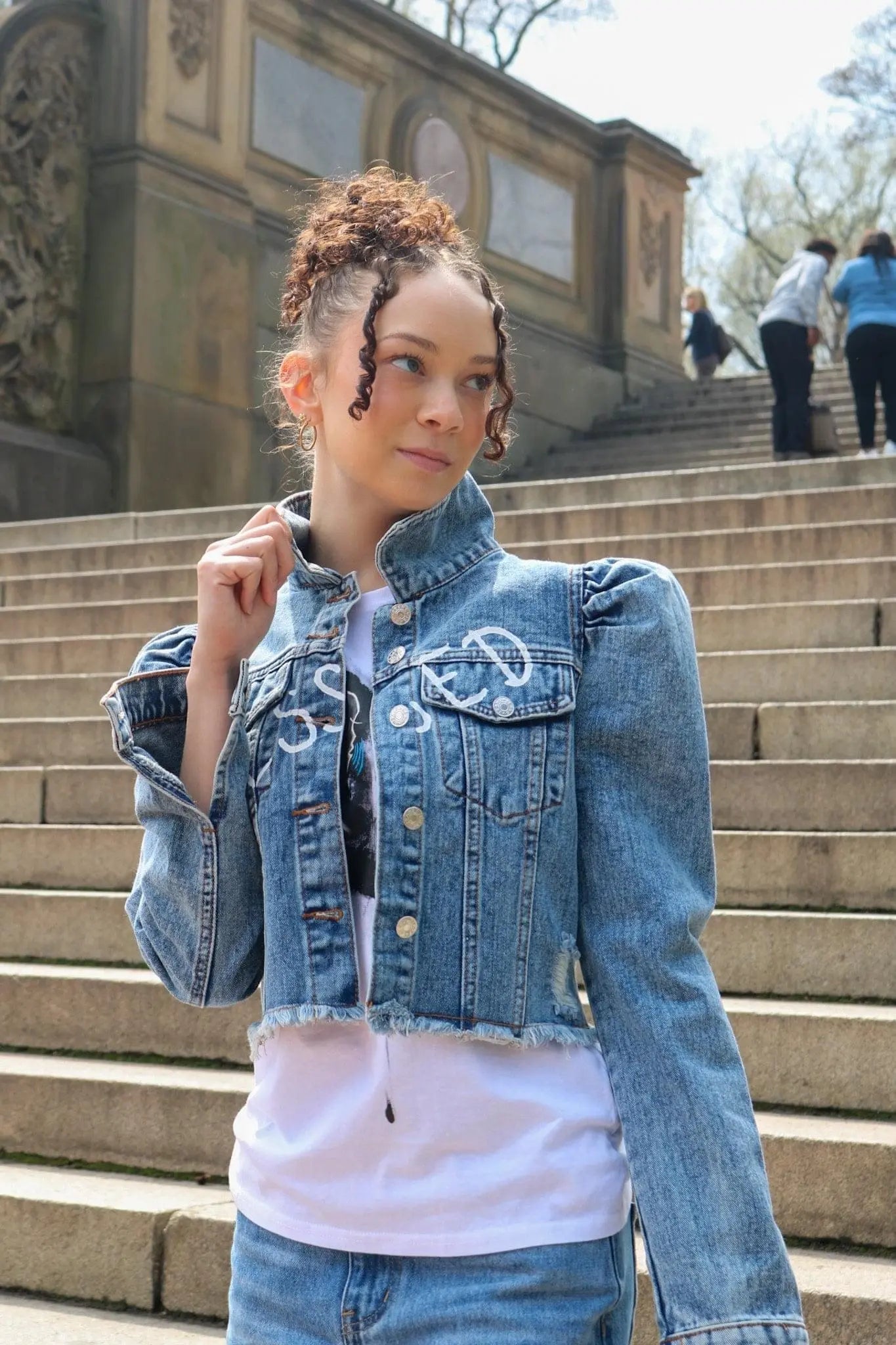 ANGEL WINGS Jean Jacket - Rebelle Theory