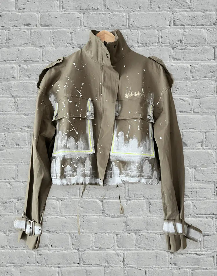 ART JUNKIE Painted Military Jacket - Rebelle Theory