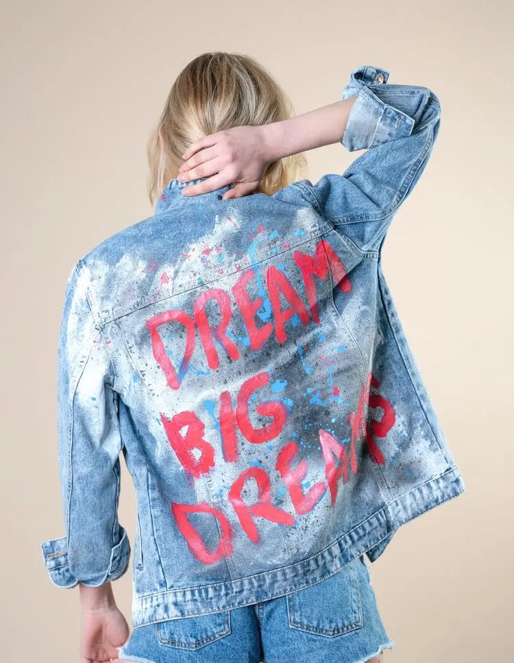 DREAM BIG DREAMS Graffiti Jacket - Rebelle Theory