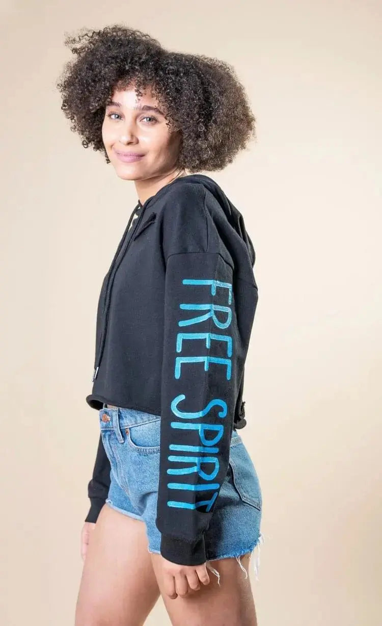 FREE SPIRIT Painted Sweatshirt - Rebelle Theory