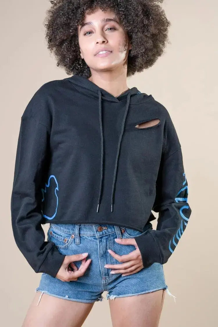 FREE SPIRIT Painted Sweatshirt - Rebelle Theory