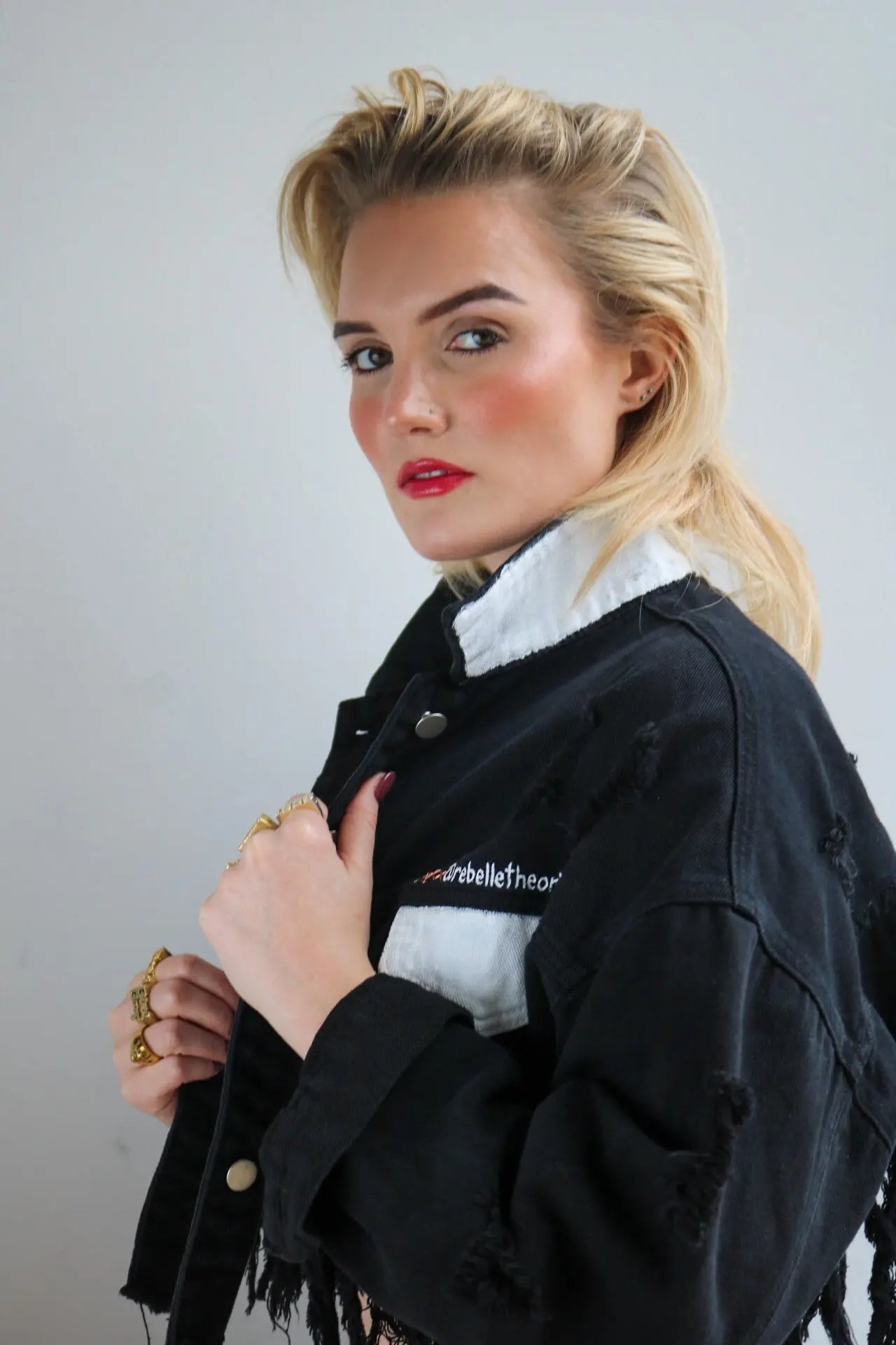 GOOD VIBE Painted Jacket - Rebelle Theory