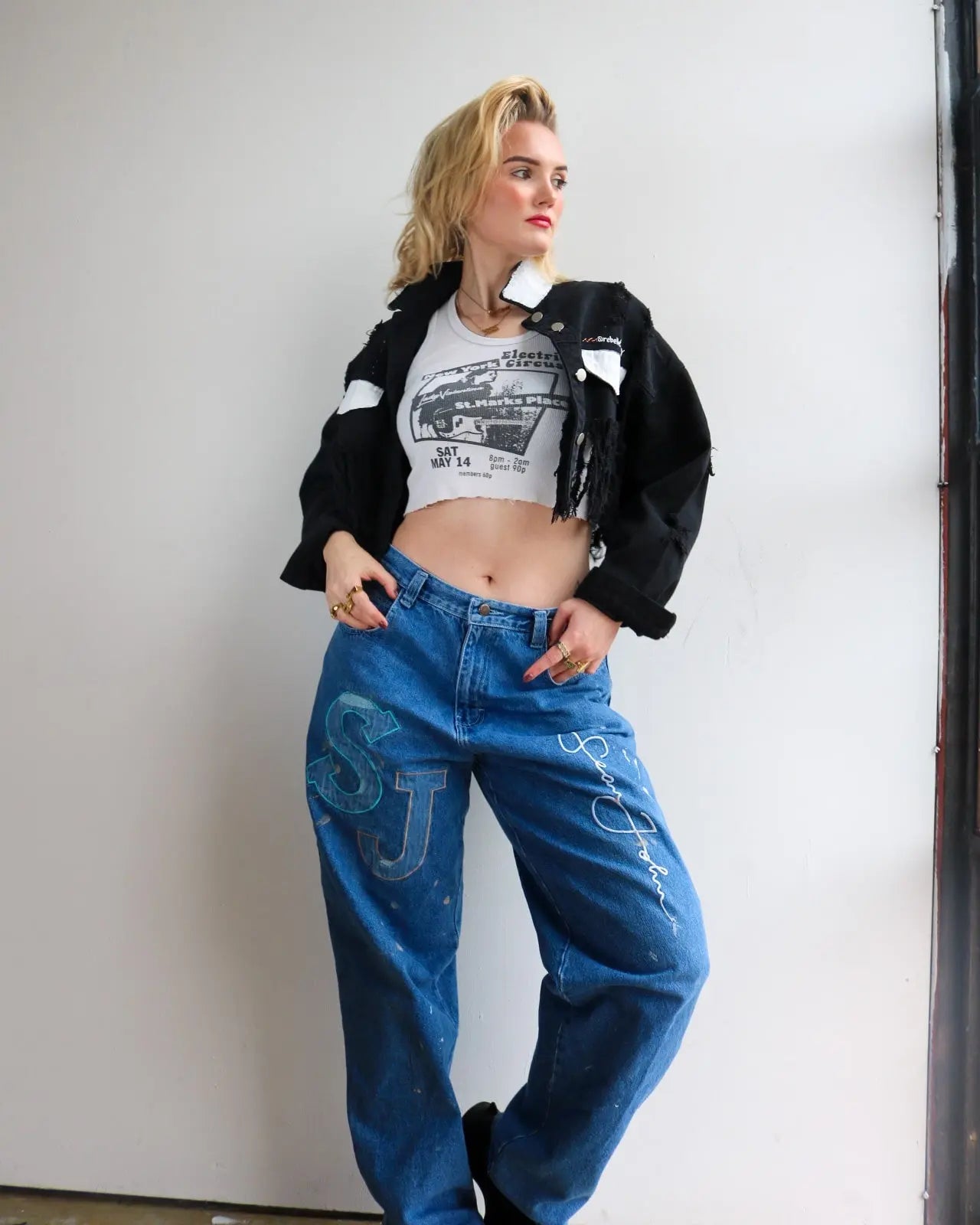 GOOD VIBE Painted Jacket - Rebelle Theory