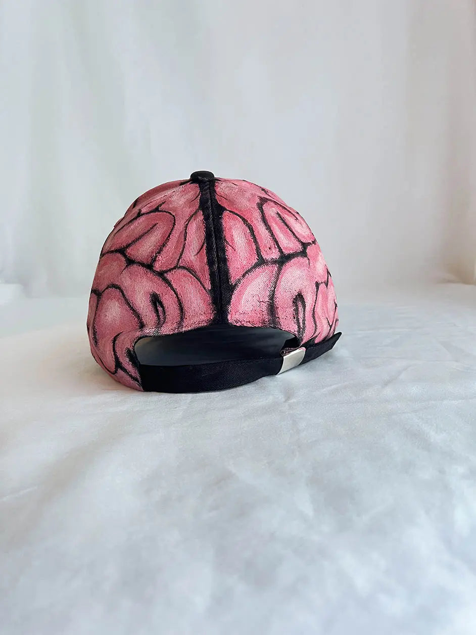 'Genius Brain' Painted Cap Rebelle Theory