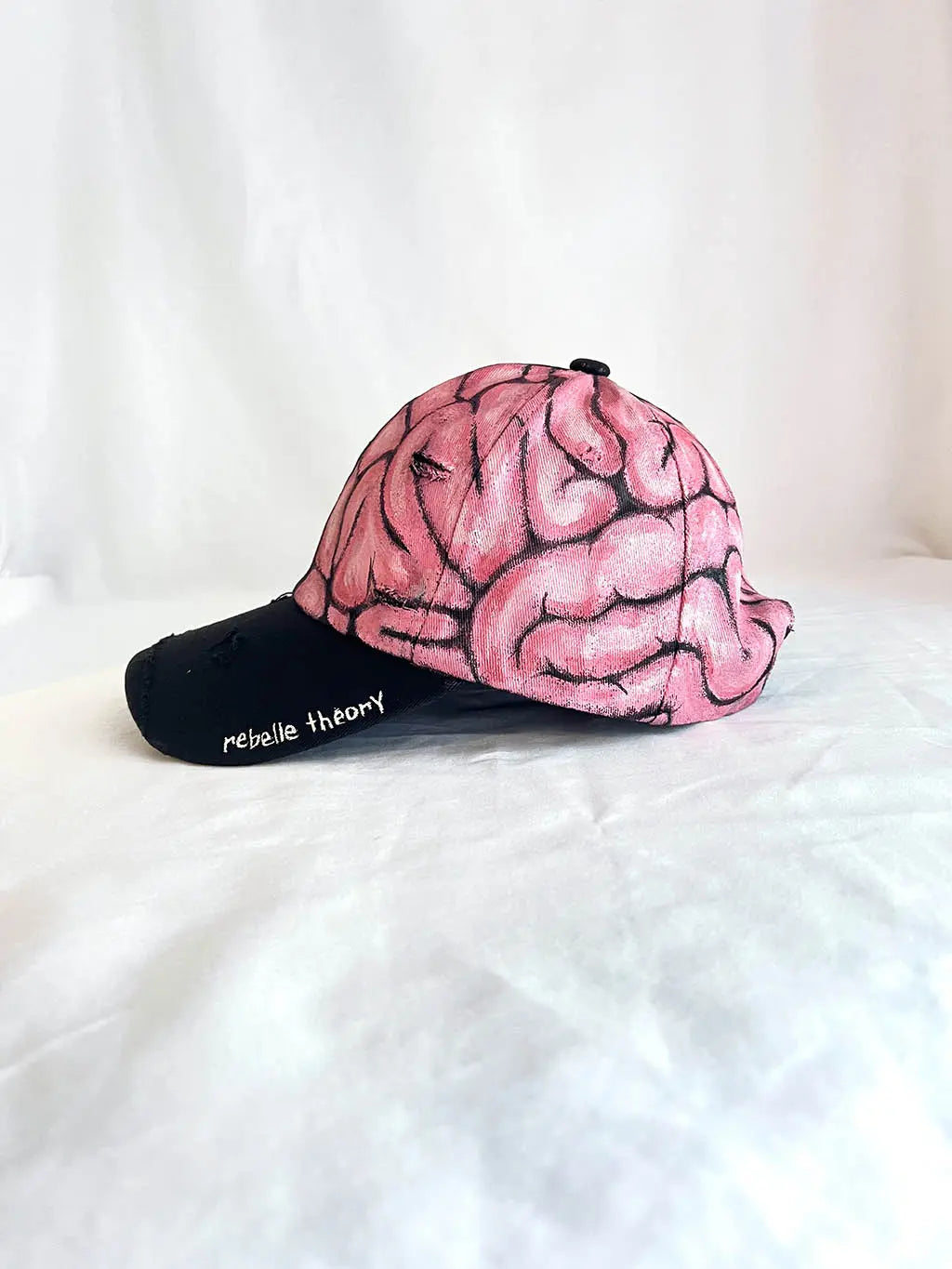 'Genius Brain' Painted Cap Rebelle Theory