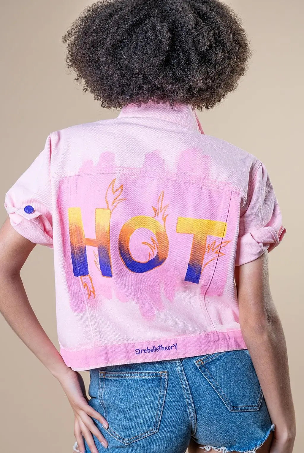 HOT Painted Jacket - Rebelle Theory