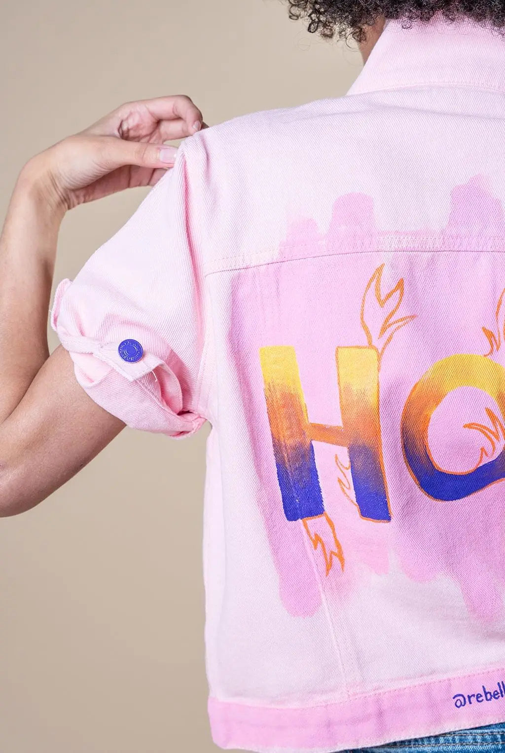 HOT Painted Jacket - Rebelle Theory