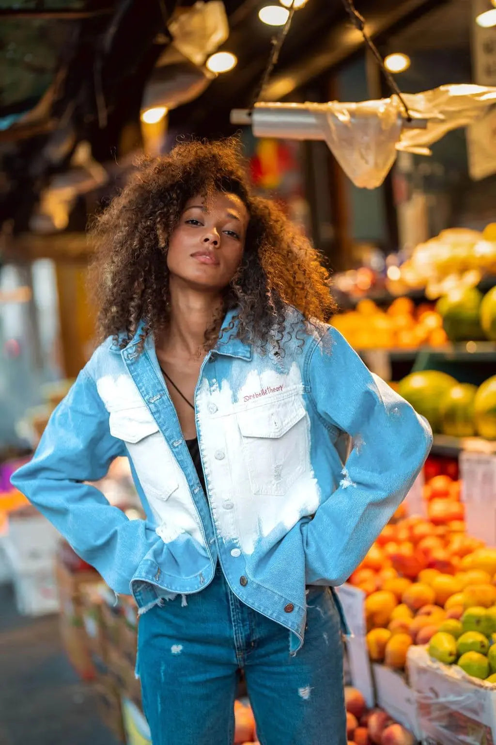 INCOGNITO Painted Denim Shirt - Rebelle Theory