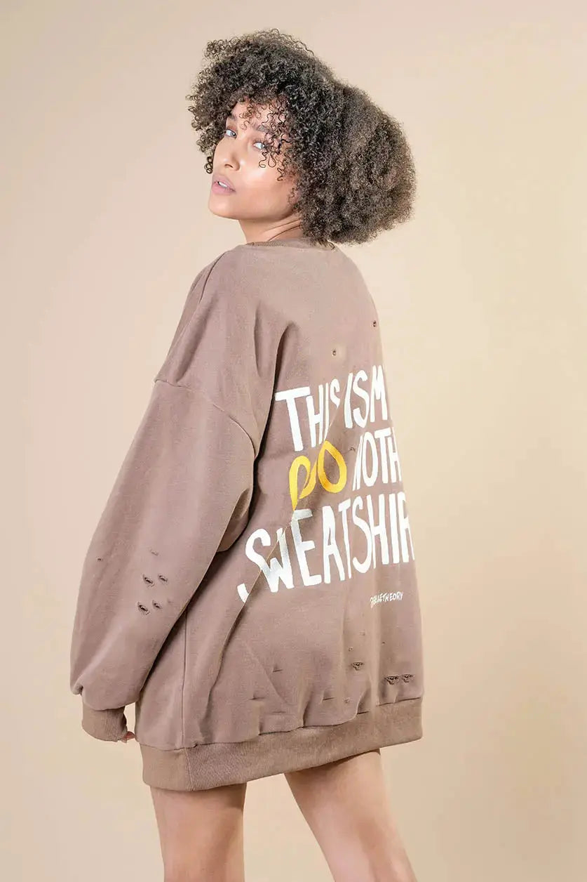 LAZY Painted Sweatshirt - Rebelle Theory