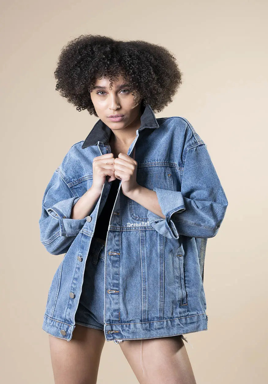 LOVE AMERICA Painted Jacket - Rebelle Theory