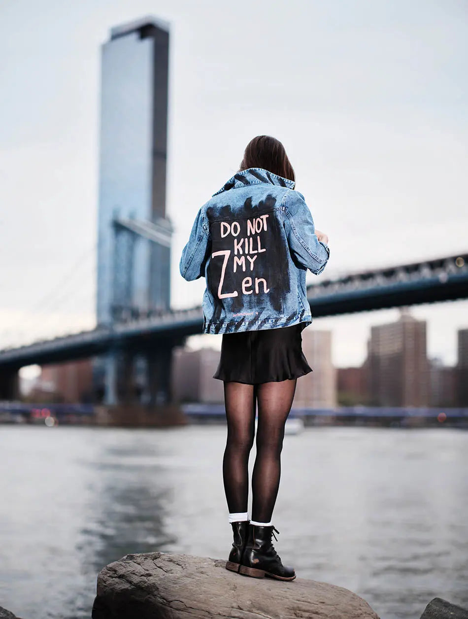 MY ZEN Painted Jacket - Rebelle Theory