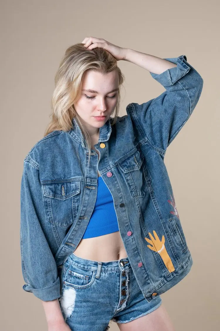 PEACE ONLY Jean Jacket - Rebelle Theory