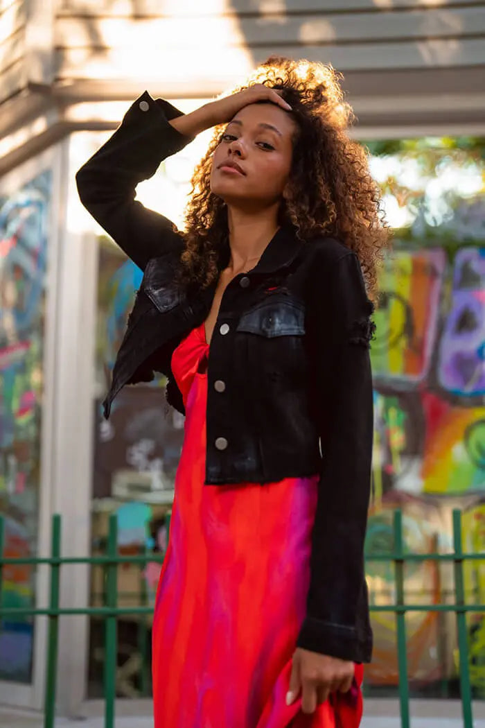 SKULL FACE Painted Jacket - Rebelle Theory