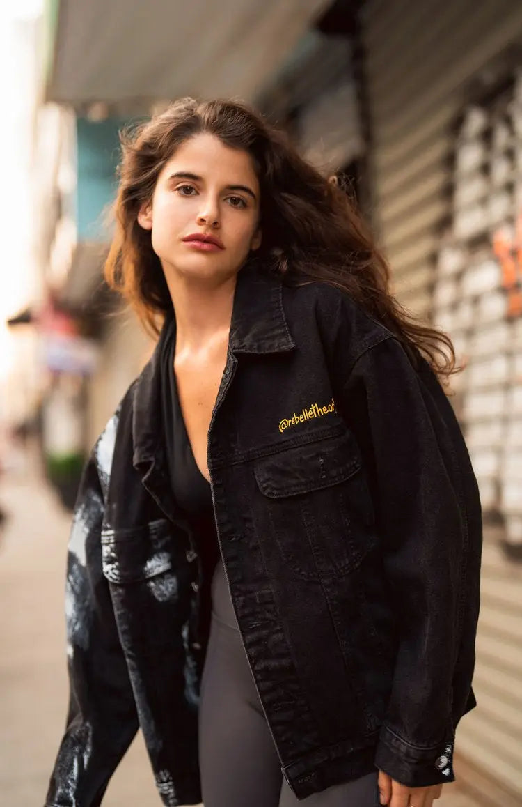 SOCCER LOVER Painted Jacket - Rebelle Theory