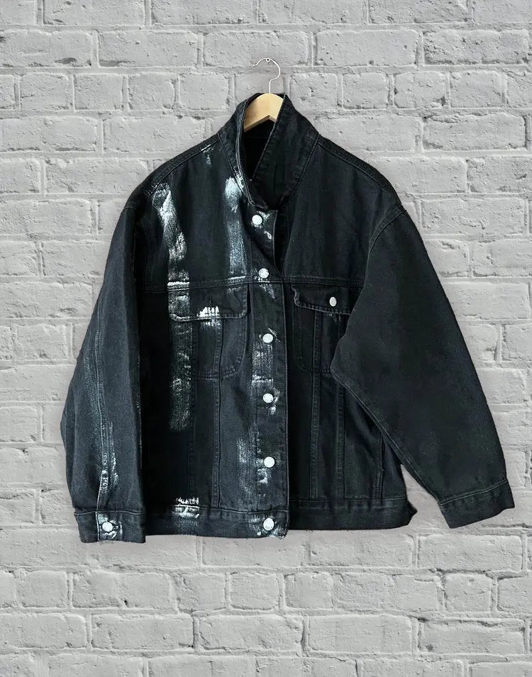 SOCCER LOVER Painted Jacket - Rebelle Theory
