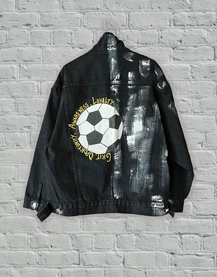 SOCCER LOVER Painted Jacket - Rebelle Theory