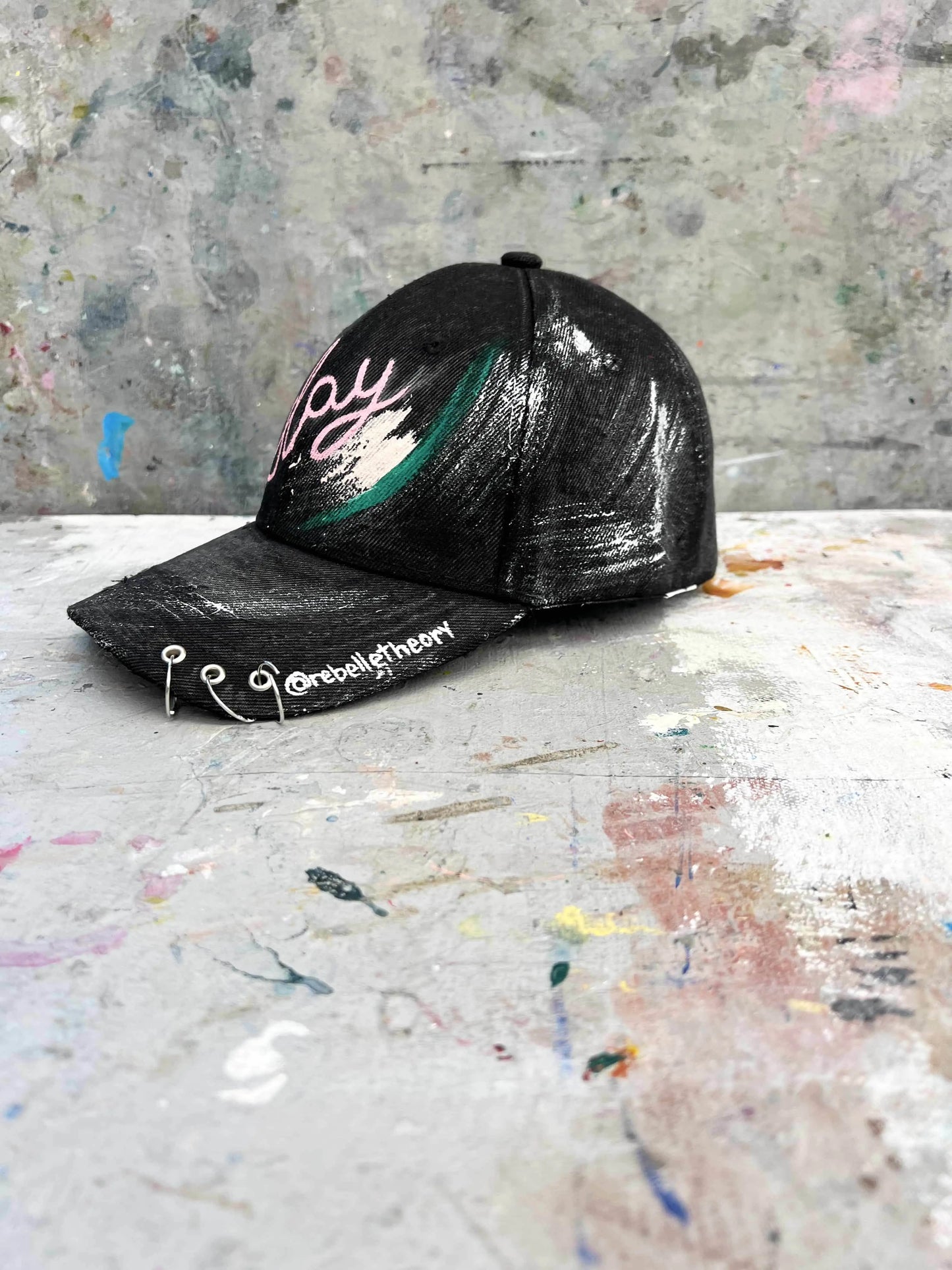 JUST SLAY Painted Cap - Rebelle Theory