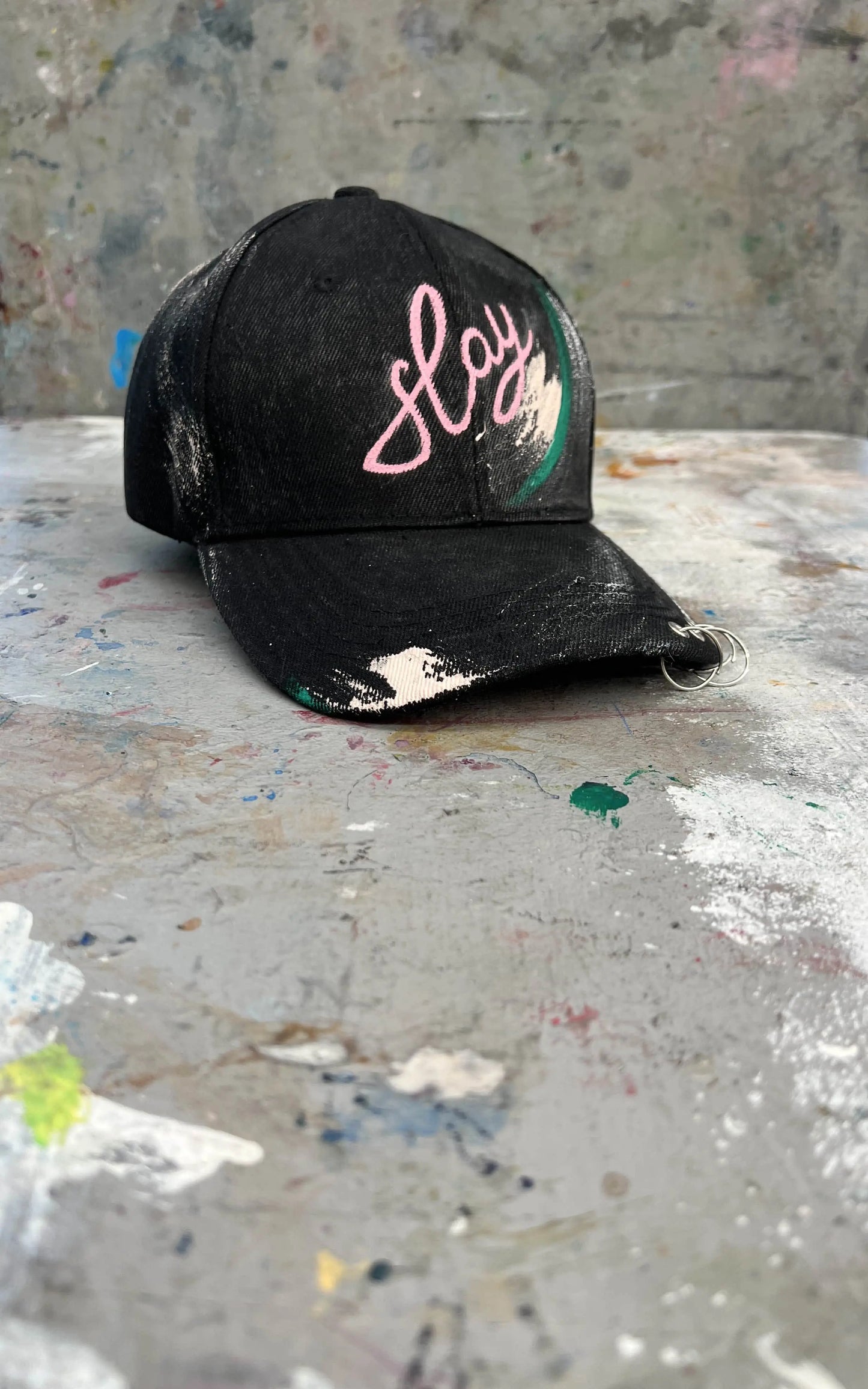 JUST SLAY Painted Cap - Rebelle Theory