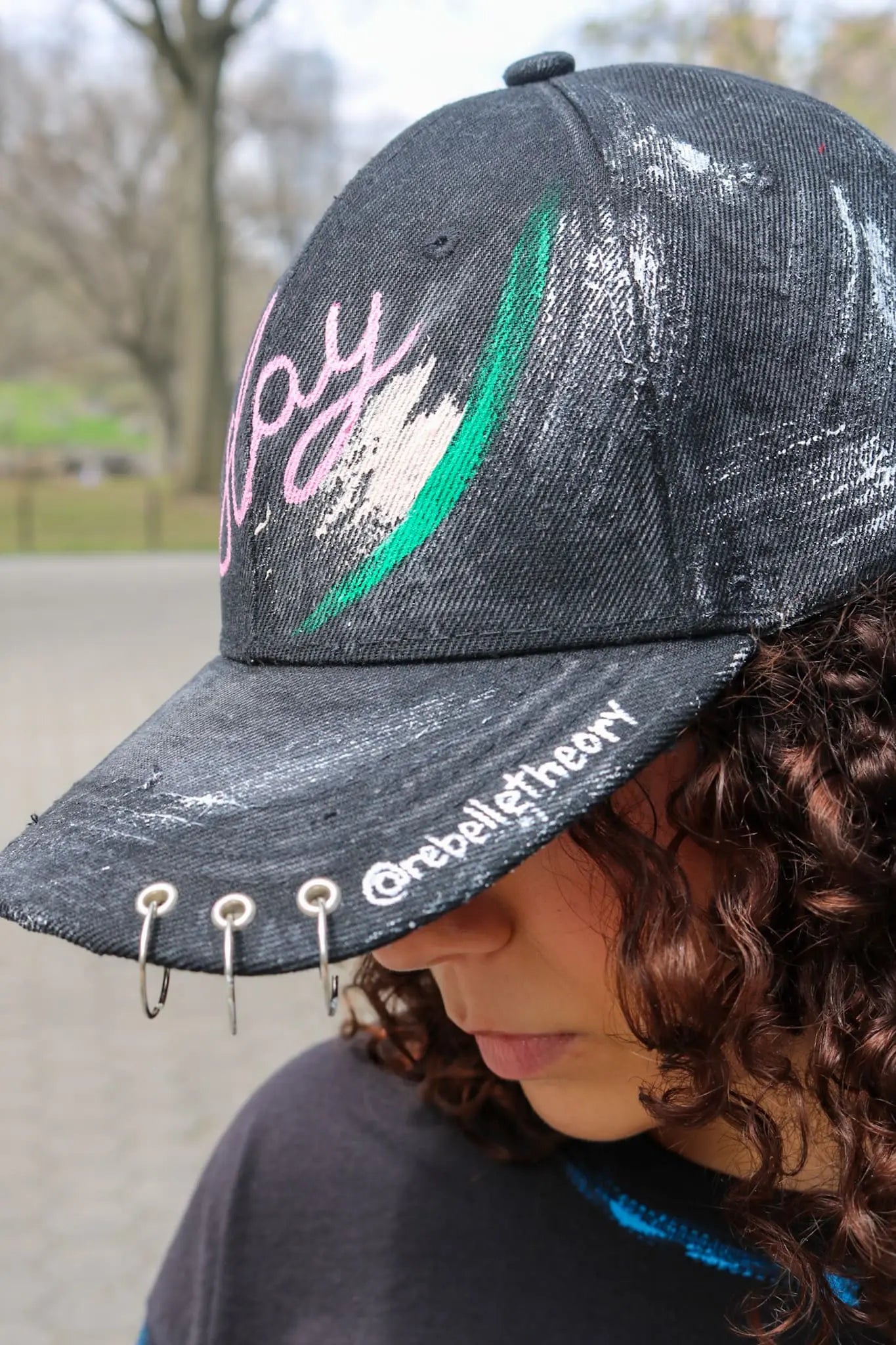 JUST SLAY Painted Cap - Rebelle Theory