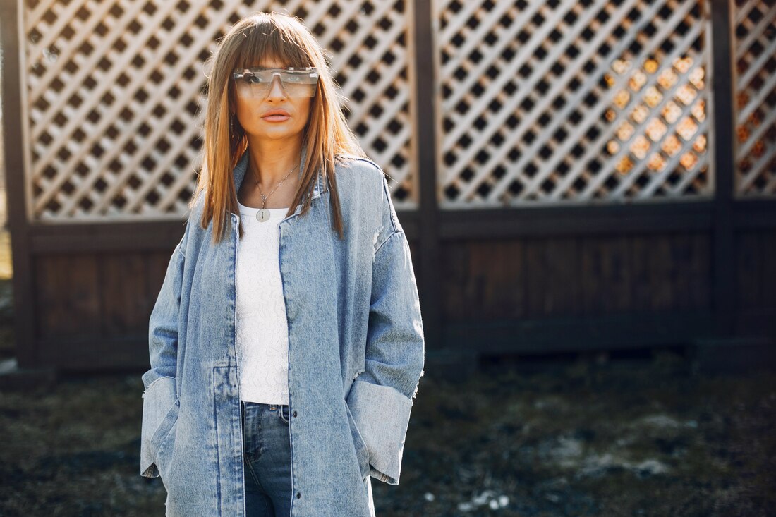 Pairing a long  denim jacket for women with your everyday apparel? - Rebelle Theory