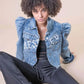 ANGEL WINGS Jean Jacket - Rebelle Theory