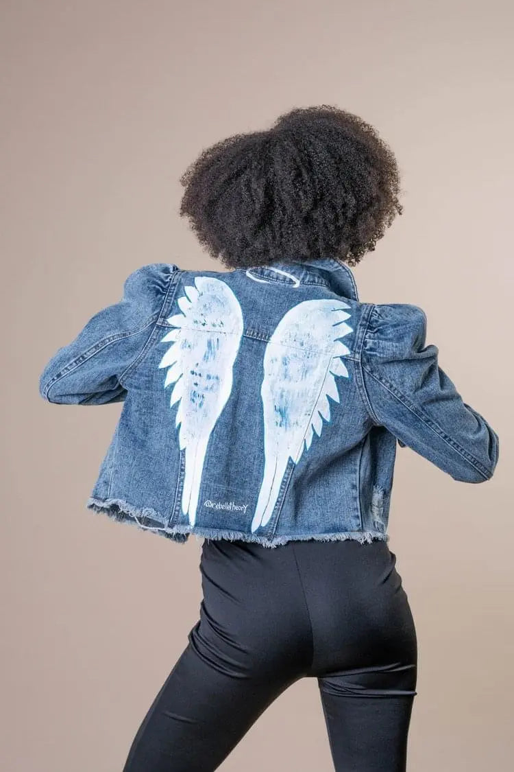 ANGEL WINGS Jean Jacket - Rebelle Theory