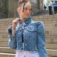 ANGEL WINGS Jean Jacket - Rebelle Theory