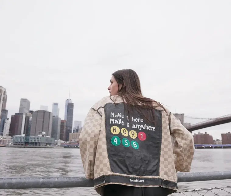 New York Style Painted Jacket - Rebelle Theory