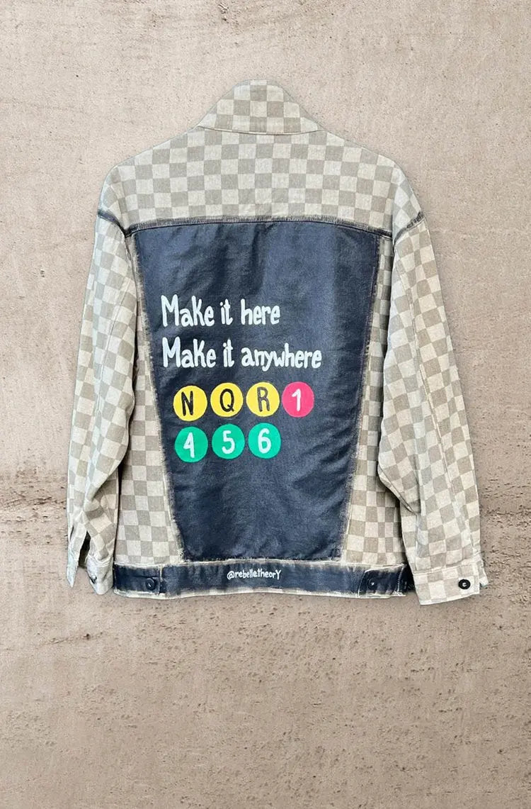 New York Style Painted Jacket - Rebelle Theory