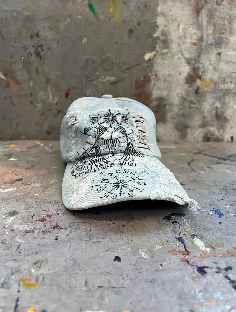 Crochet Pattern Painted Cap - Rebelle Theory