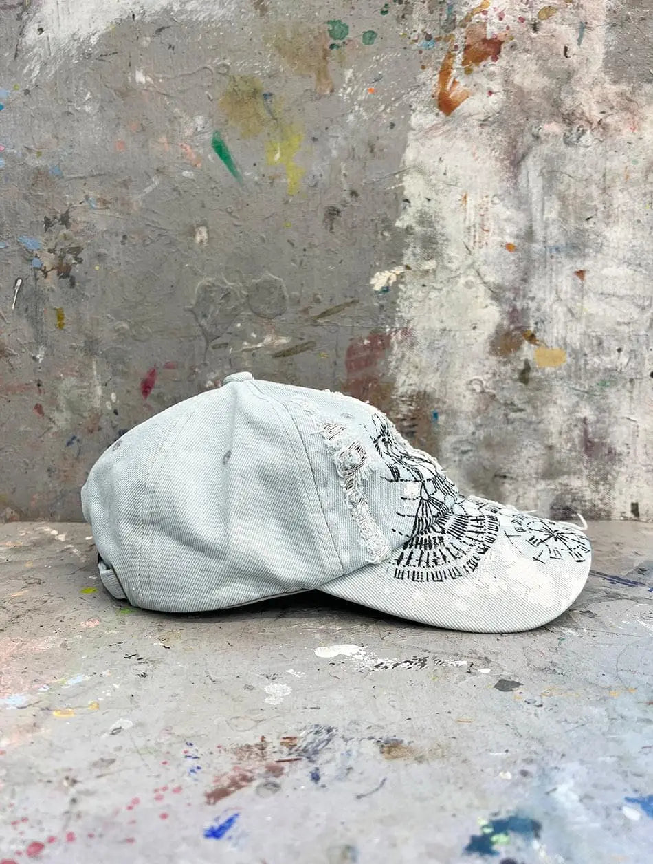 Crochet Pattern Painted Cap - Rebelle Theory
