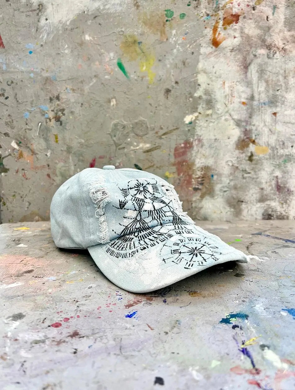 Crochet Pattern Painted Cap - Rebelle Theory