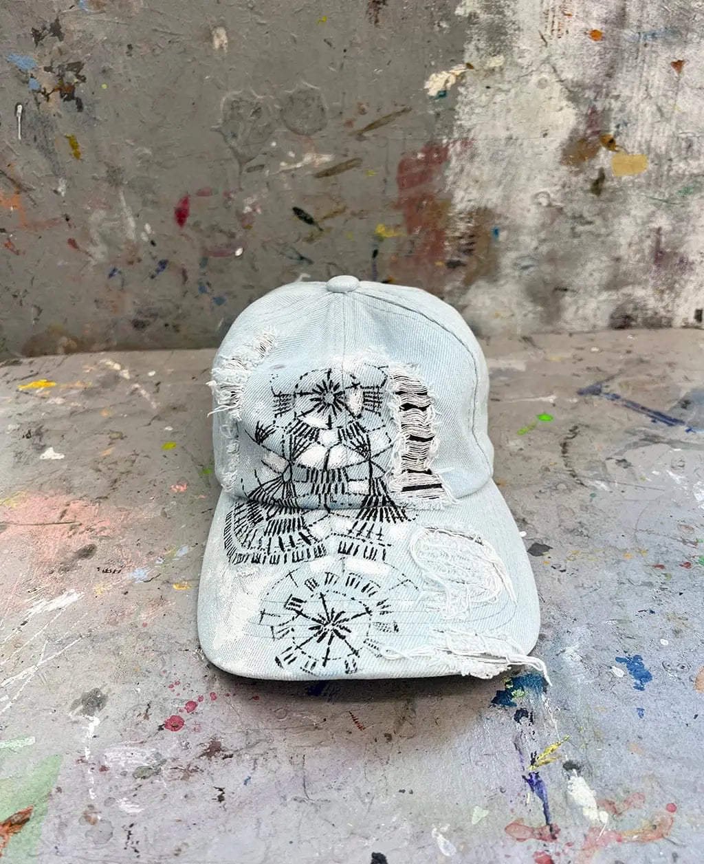 Crochet Pattern Painted Cap - Rebelle Theory