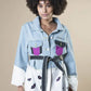DARK LIPS Painted Denim Shirt - Rebelle Theory