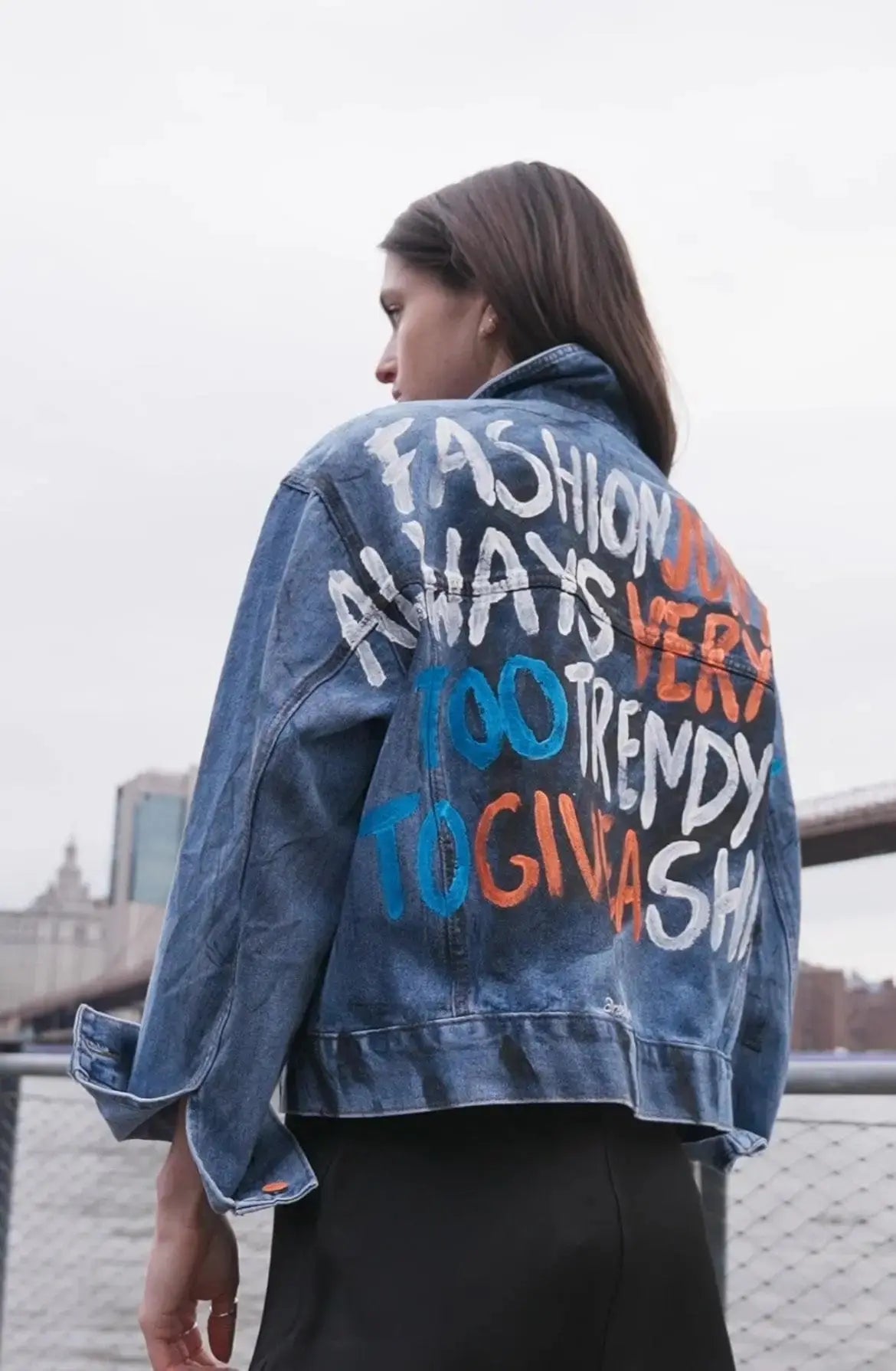 FASHION JUNKIE Painted Jacket - Rebelle Theory