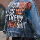 FASHION JUNKIE Painted Jacket - Rebelle Theory