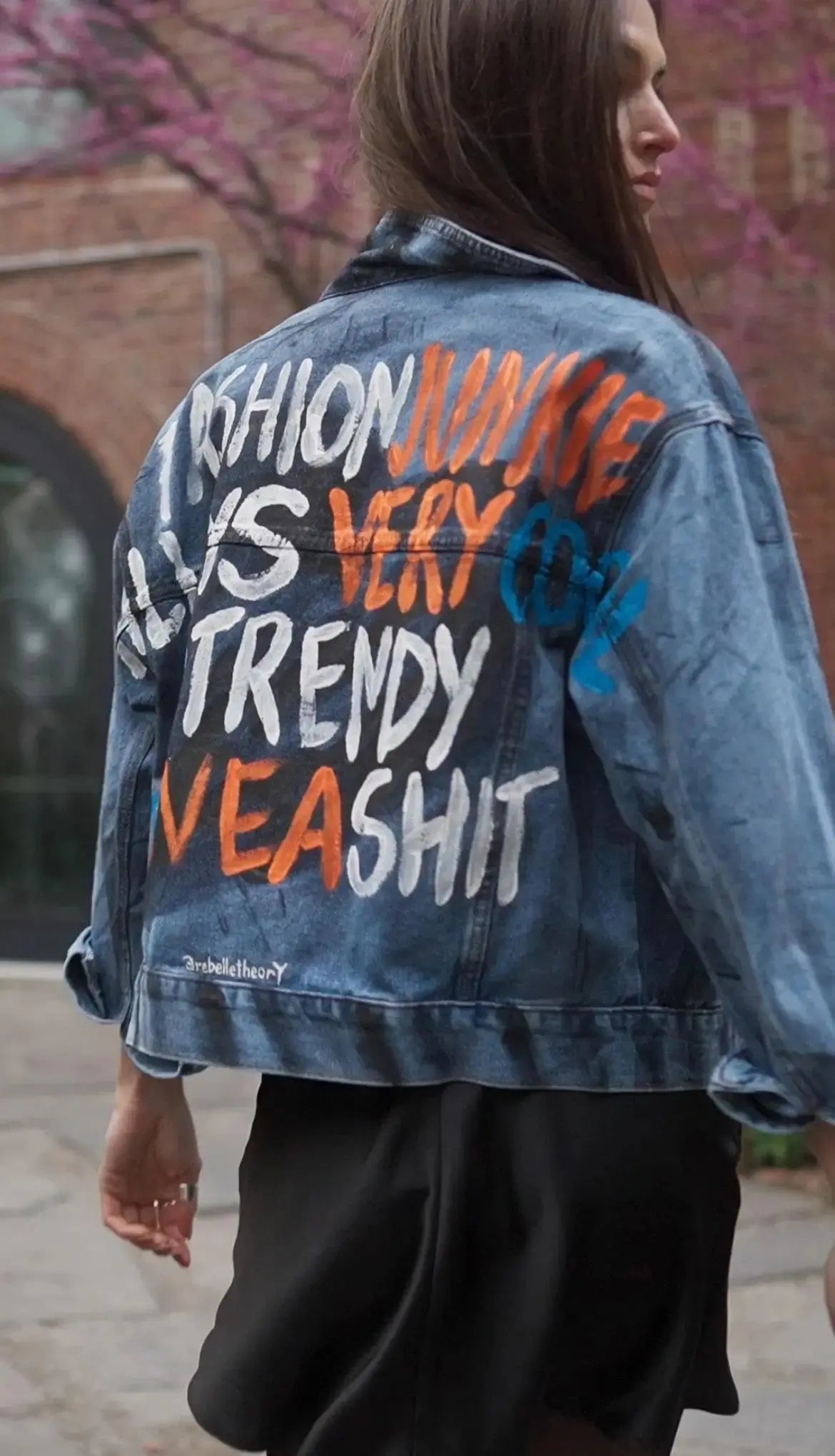 FASHION JUNKIE Painted Jacket - Rebelle Theory