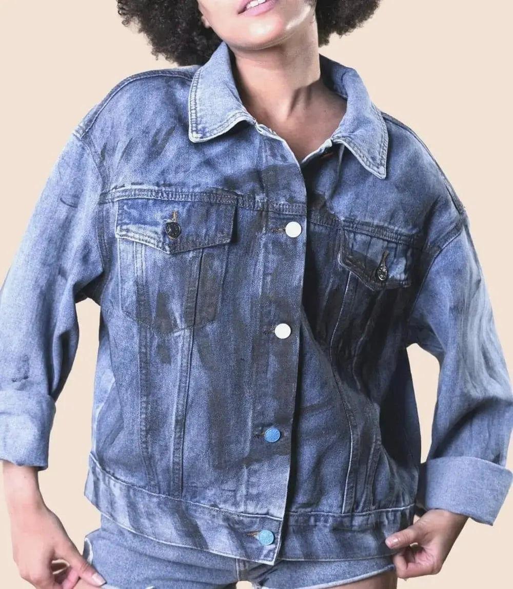 FASHION JUNKIE Painted Jacket - Rebelle Theory