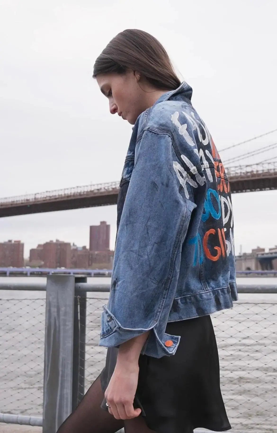 FASHION JUNKIE Painted Jacket - Rebelle Theory