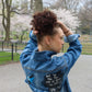 FLY HIGH Painted Jean Jacket - Rebelle Theory