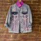FREEDOM IS DOPE Painted Jean Jacket Rebelle Theory