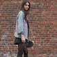 FREEDOM IS DOPE Painted Jean Jacket - Rebelle Theory