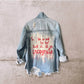 INCOGNITO Painted Denim Shirt - Rebelle Theory