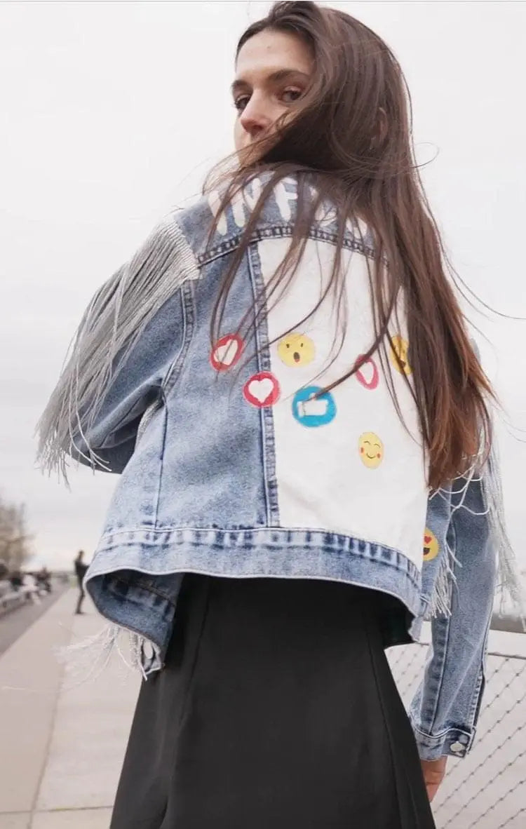 INFLUENCER Painted Jacket - Rebelle Theory