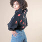 'KISSES' Painted Sweatshirt