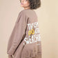 LAZY Painted Sweatshirt - Rebelle Theory