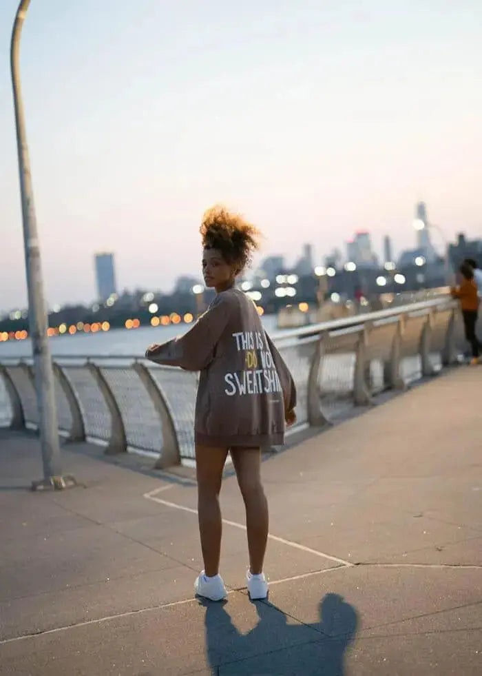 LAZY Painted Sweatshirt - Rebelle Theory