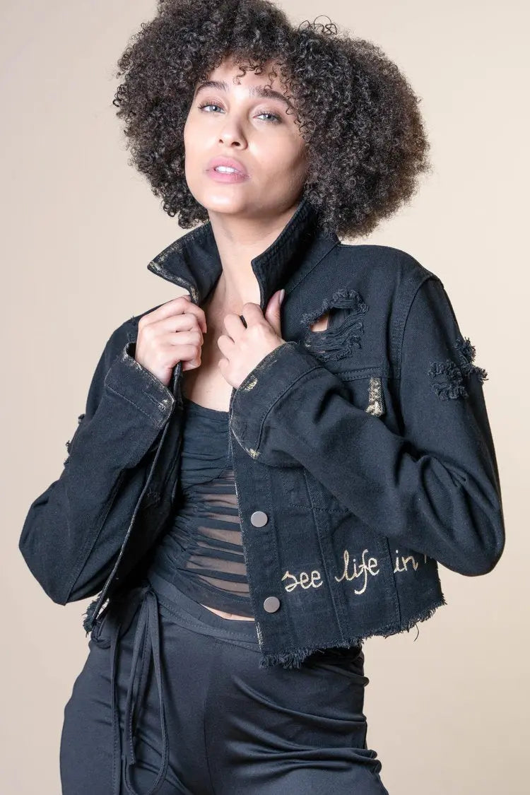 MUSIC LOVER Painted Jacket - Rebelle Theory