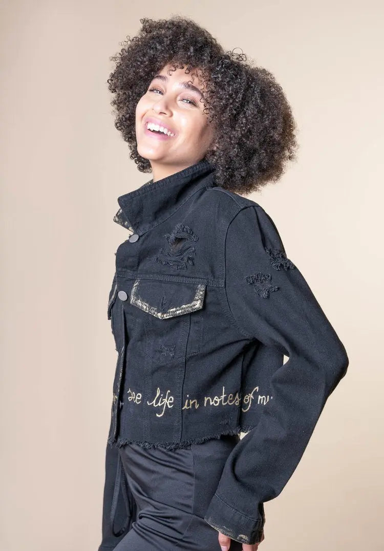 MUSIC LOVER Painted Jacket - Rebelle Theory