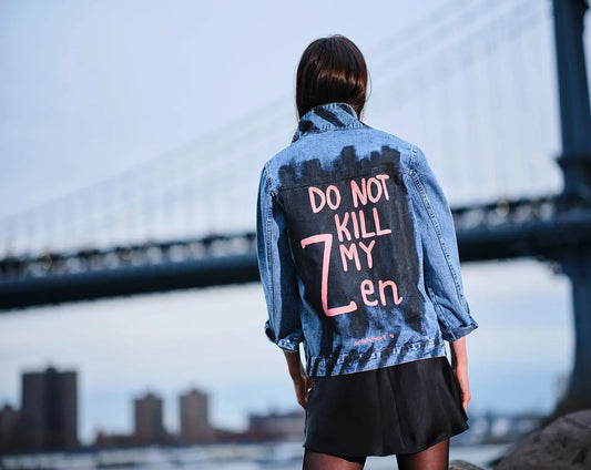 MY ZEN Painted Jacket - Rebelle Theory